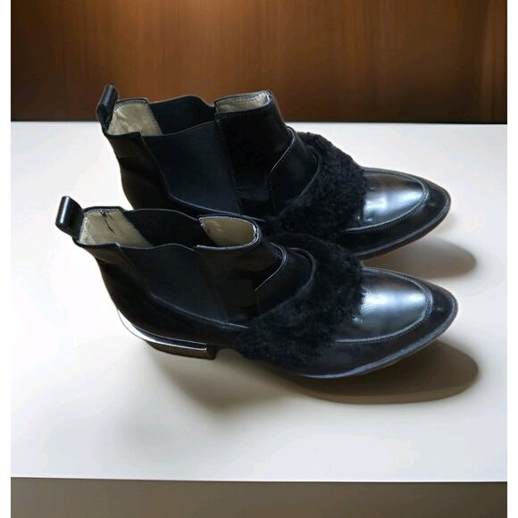 BCBGMAXAZRIA Wynter Black Booties Size 39 - Picture 5 of 7